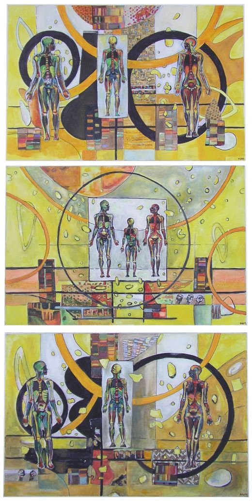 &Ouml;l auf Leinwand / H 120cm x B 240cm / 2011