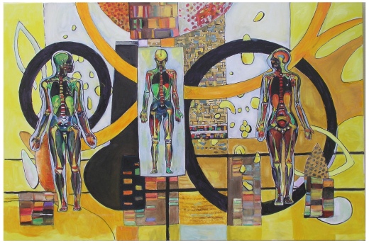 &Ouml;l auf Leinwand / H 80cm x B 120cm / 2011