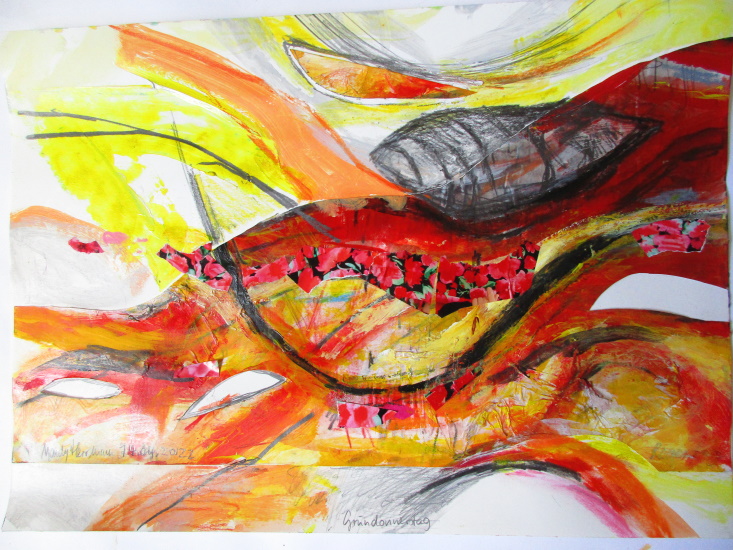Acryl auf Papier / 2022