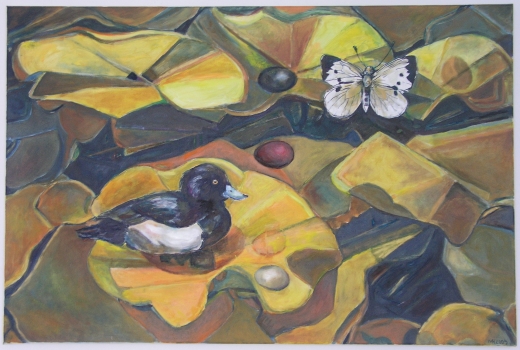 &Ouml;l auf Leinwand / H 80cm x B 100cm / 2009