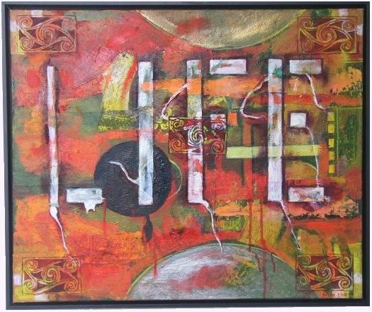 &Ouml;l auf Leinwand / H 50cm x B 60cm / 2009