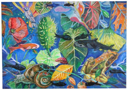 &Ouml;l auf Leinwand / 2009