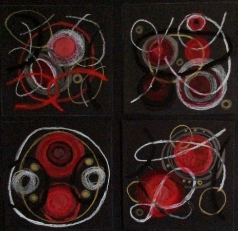 Pastel auf Papier