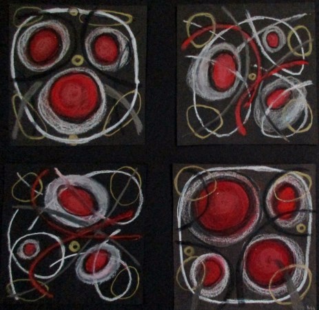Pastel auf Papier